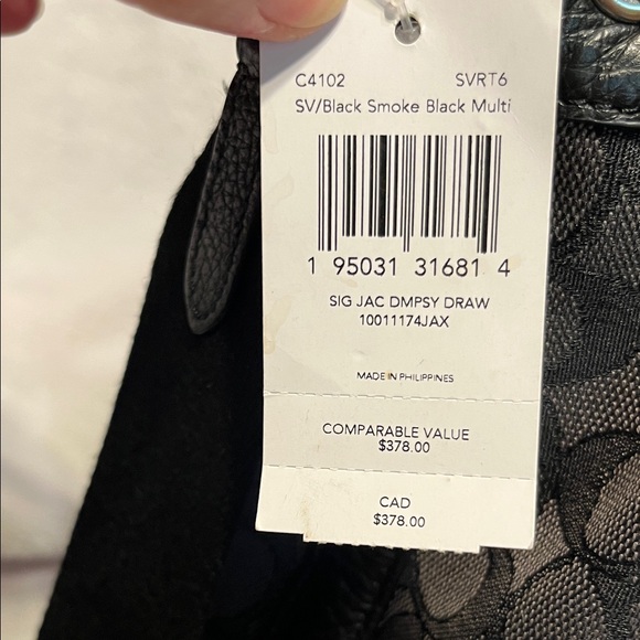 COACH Mini Dempsey Bucket Bag Signature Jacquard Coach Patch c8322 - Picture 10 of 10